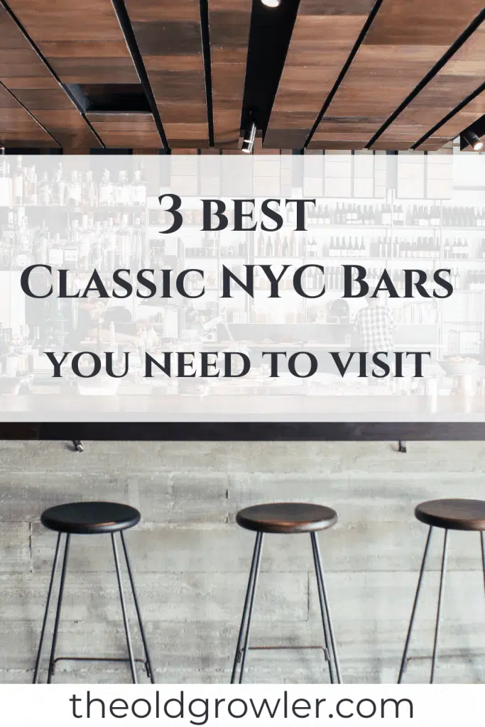 These are my picks for the best classic bars in New York City you need to visit next time you're in the city. Take in the sights, have some great food and beer.
