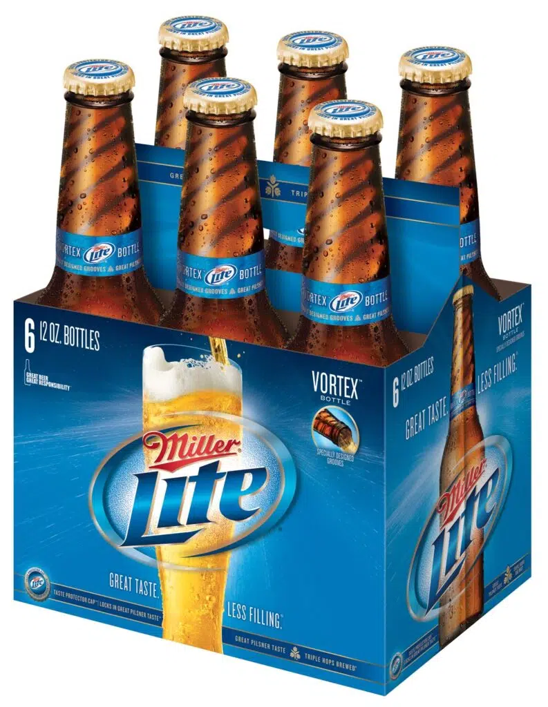 Miller Lite Vortex Bottles, Lagers